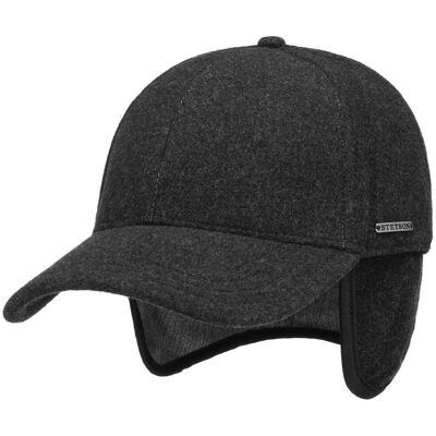 Vaby Earflap Fullcap by Stetson anthrazit M (56-57 cm) male Vaby Earflap Fullcap by Stetson anthrazit M (56-57 cm) male
