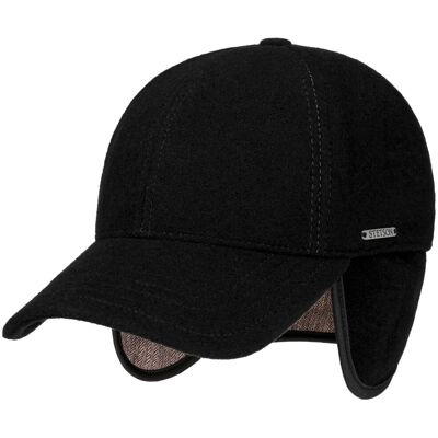 Vaby Earflap Fullcap by Stetson schwarz L (58-59 cm) male Vaby Earflap Fullcap by Stetson schwarz L (58-59 cm) male
