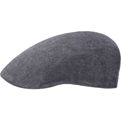 Madison Leinen Flatcap by Stetson grau 61 cm unisex Madison Leinen Flatcap by Stetson grau 61 cm unisex