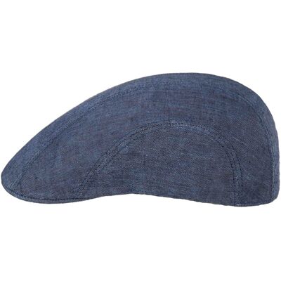Madison Leinen Flatcap by Stetson blau 55 cm unisex Madison Leinen Flatcap by Stetson blau 55 cm unisex