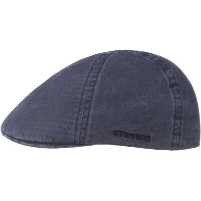 Texas Organic Cotton Flatcap by Stetson blau XXL (62-63 cm) unisex Texas Organic Cotton Flatcap by Stetson blau XXL (62-63 cm) unisex