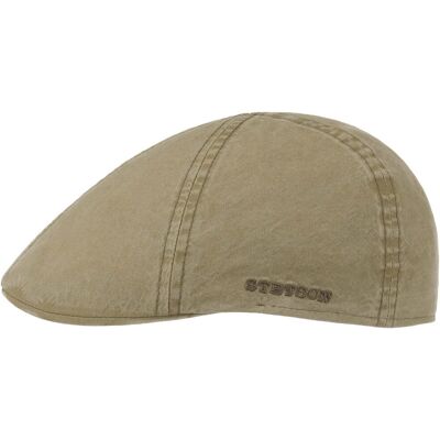 Texas Organic Cotton Flatcap by Stetson dunkelbeige XL (60-61 cm) unisex Texas Organic Cotton Flatcap by Stetson dunkelbeige XL (60-61 cm) unisex