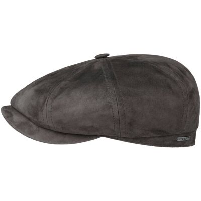 Hatteras Goat Suede Flatcap by Stetson anthrazit 59 cm male Hatteras Goat Suede Flatcap by Stetson anthrazit 59 cm male