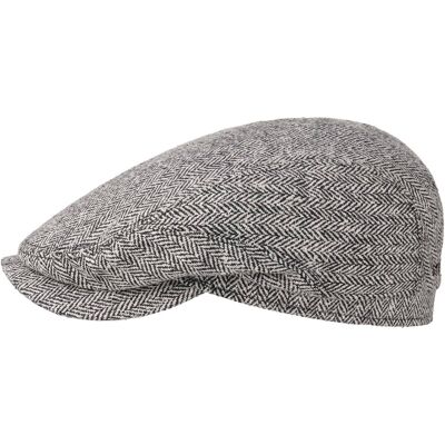 Belfast Silk Schiebermütze by Stetson schwarz-weiß 61 cm unisex Belfast Silk Schiebermütze by Stetson schwarz-weiß 61 cm unisex