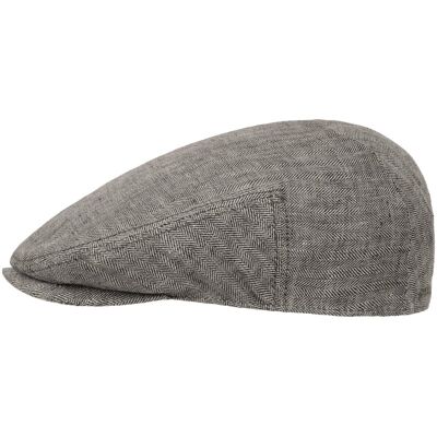 Woodfield Linen Flatcap by Stetson anthrazit 63 cm unisex Woodfield Linen Flatcap by Stetson anthrazit 63 cm unisex
