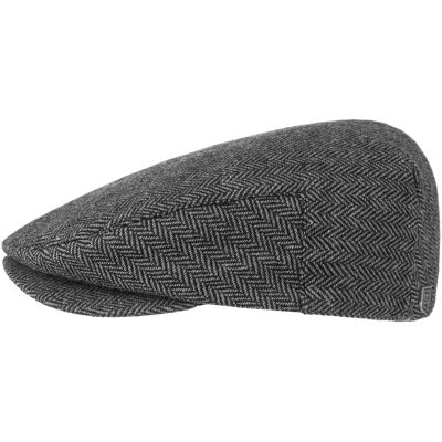Hooligan Fischgrat Flatcap by Brixton grau S (55-56 cm) unisex Hooligan Fischgrat Flatcap by Brixton grau S (55-56 cm) unisex