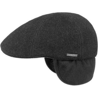 Texas Wool Ohrenschutz Flatcap by Stetson anthrazit XL (60-61 cm) male Texas Wool Ohrenschutz Flatcap by Stetson anthrazit XL (60-61 cm) male