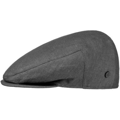 Inglese Leinen Flatcap by Lierys schwarz 58 cm male Inglese Leinen Flatcap by Lierys schwarz 58 cm male