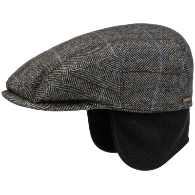 Kent Ohrenklappen Schirmmütze by Stetson grau-schwarz S (54-55 cm) male Kent Ohrenklappen Schirmmütze by Stetson grau-schwarz S (54-55 cm) male