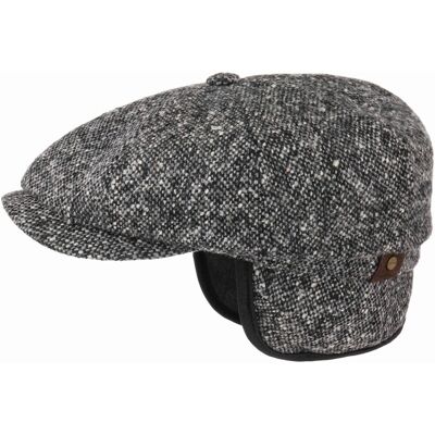 Hatteras Donegal Earflaps Cap by Stetson schwarz 56 cm male Hatteras Donegal Earflaps Cap by Stetson schwarz 56 cm male