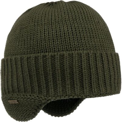 Anton Ohrenschutz Strickmütze by McBURN oliv One Size male Anton Ohrenschutz Strickmütze by McBURN oliv One Size male