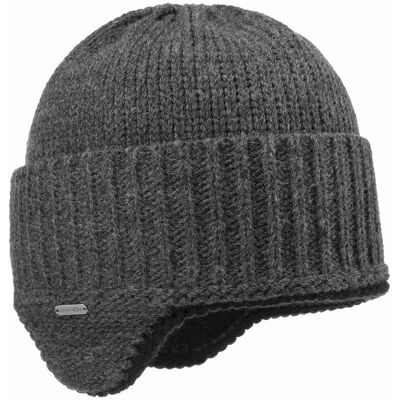 Anton Ohrenschutz Strickmütze by McBURN anthrazit One Size male Anton Ohrenschutz Strickmütze by McBURN anthrazit One Size male