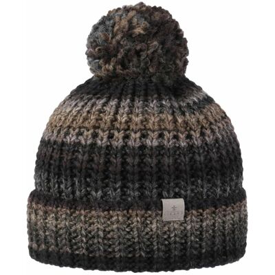 Finja Bommelmütze by Lierys braun-schwarz One Size unisex Finja Bommelmütze by Lierys braun-schwarz One Size unisex