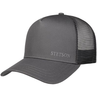 Classic Cotton Trucker Cap by Stetson grau One Size unisex Classic Cotton Trucker Cap by Stetson grau One Size unisex