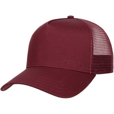 Classic Cotton Trucker Cap by Stetson bordeaux One Size Small unisex Classic Cotton Trucker Cap by Stetson bordeaux One Size Small unisex