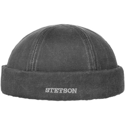 Old Cotton Dockermütze by Stetson schwarz S (54-55 cm) male Old Cotton Dockermütze by Stetson schwarz S (54-55 cm) male