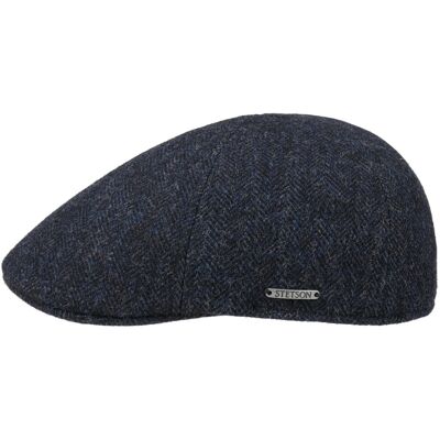 Texas Wool Herringbone Cap by Stetson schwarz-blau XL (60-61 cm) male Texas Wool Herringbone Cap by Stetson schwarz-blau XL (60-61 cm) male