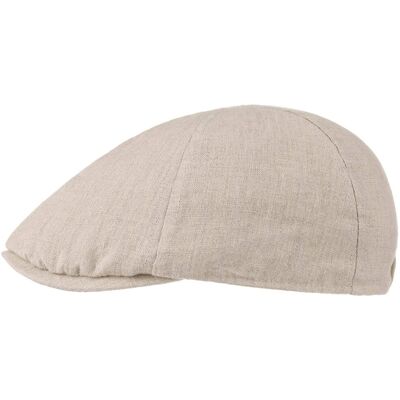 Leinen Flatcap by Lipodo beige S (55-56 cm) unisex Leinen Flatcap by Lipodo beige S (55-56 cm) unisex