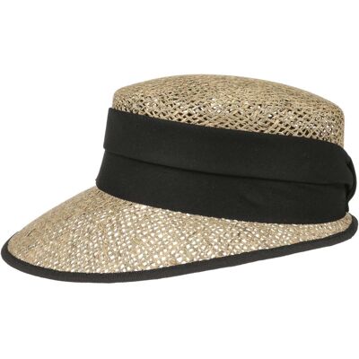 Breezy Strohcap by Lipodo natur-schwarz One Size female Breezy Strohcap by Lipodo natur-schwarz One Size female