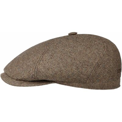 Milner Seiden Flatcap by Stetson beige-braun 59 cm unisex Milner Seiden Flatcap by Stetson beige-braun 59 cm unisex