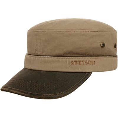 Katonah Cotton Army Cap by Stetson hellbraun M (56-57 cm) unisex Katonah Cotton Army Cap by Stetson hellbraun M (56-57 cm) unisex