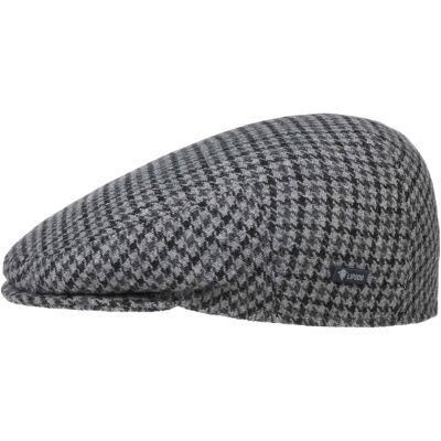 Inglese Classic Herringbone Flatcap by Lipodo grau-schwarz 56 cm unisex Inglese Classic Herringbone Flatcap by Lipodo grau-schwarz 56 cm unisex