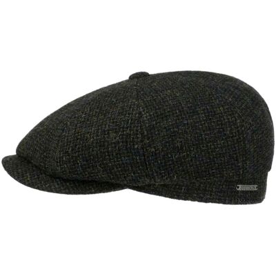 Hatteras Shetland Wool Flatcap by Stetson oliv 63 cm male Hatteras Shetland Wool Flatcap by Stetson oliv 63 cm male