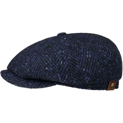 Hatteras Wool Colour Neps Flatcap by Stetson schwarz-blau 59 cm male Hatteras Wool Colour Neps Flatcap by Stetson schwarz-blau 59 cm male