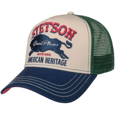 The Plains Trucker Cap by Stetson grün One Size Big unisex The Plains Trucker Cap by Stetson grün One Size Big unisex
