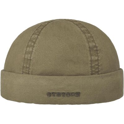 Delave Organic Cotton Dockermütze by Stetson khaki L (58-59 cm) male Delave Organic Cotton Dockermütze by Stetson khaki L (58-59 cm) male