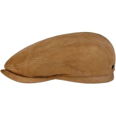 Goat Suede Flatcap by Stetson beige 61 cm male Goat Suede Flatcap by Stetson beige 61 cm male