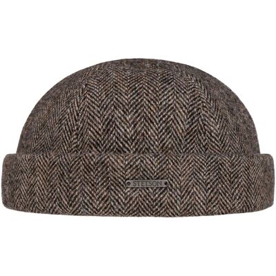 Lavoy Herringbone Wool Dockermütze by Stetson dunkelbeige M (56-57 cm) male Lavoy Herringbone Wool Dockermütze by Stetson dunkelbeige M (56-57 cm) male