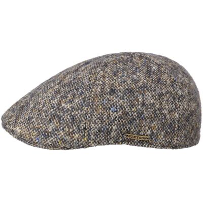 Texas Donegal Wool Flatcap by Stetson dunkelblau-meliert XL (60-61 cm) male Texas Donegal Wool Flatcap by Stetson dunkelblau-meliert XL (60-61 cm) male