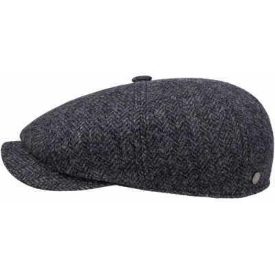 Carlsen Wool Herringbone Flatcap by Lierys anthrazit 59 cm male Carlsen Wool Herringbone Flatcap by Lierys anthrazit 59 cm male