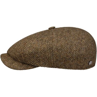 Carlsen Wool Herringbone Flatcap by Lierys beige-braun 55 cm male Carlsen Wool Herringbone Flatcap by Lierys beige-braun 55 cm male