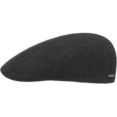Reid Wool Flatcap mit Kaschmir by Stetson anthrazit M (56-57 cm) male Reid Wool Flatcap mit Kaschmir by Stetson anthrazit M (56-57 cm) male