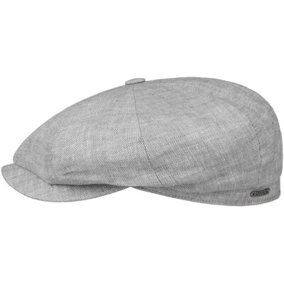 Hatteras Classic Leinen Flatcap by Stetson hellgrau 58 cm unisex Hatteras Classic Leinen Flatcap by Stetson hellgrau 58 cm unisex