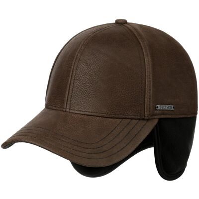 Chevrette Cowhide Cap mit Ohrenklappen by Stetson braun XXL (62-63 cm) unisex Chevrette Cowhide Cap mit Ohrenklappen by Stetson braun XXL (62-63 cm) unisex