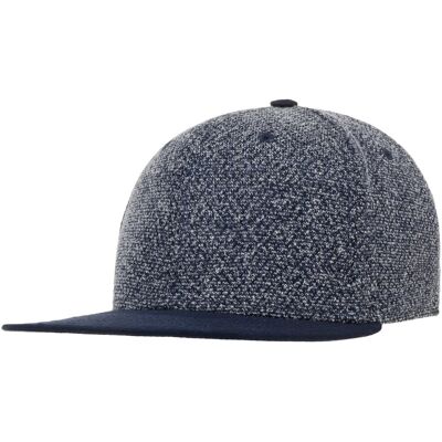 Hutshopping Melange Flat Brim Cap blau-meliert One Size unisex Hutshopping Melange Flat Brim Cap blau-meliert One Size unisex
