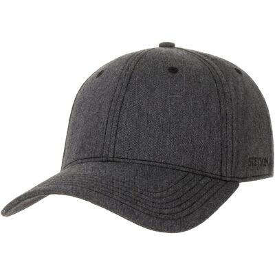 Classic Cotton Melange Cap by Stetson anthrazit One Size unisex Classic Cotton Melange Cap by Stetson anthrazit One Size unisex