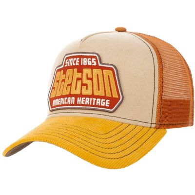 Since 1865 Brickstone Trucker Cap by Stetson beige-rost One Size male Since 1865 Brickstone Trucker Cap by Stetson beige-rost One Size male