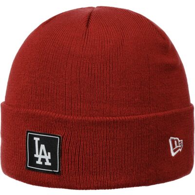 MLB Dodgers Team Cuff Beanie by New Era rot One Size unisex MLB Dodgers Team Cuff Beanie by New Era rot One Size unisex