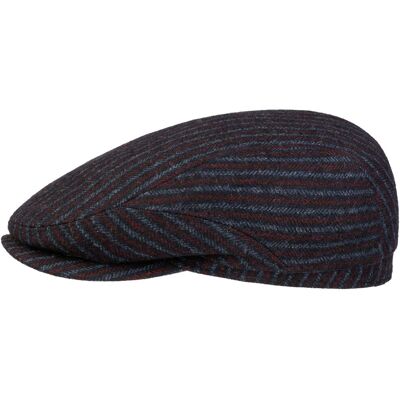 Woolen Stripe Driver Flatcap by Stetson dunkelblau 57 cm male Woolen Stripe Driver Flatcap by Stetson dunkelblau 57 cm male