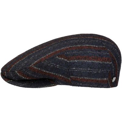 Kent Lana Stripe Flatcap by Lierys dunkelblau M (56-57 cm) male Kent Lana Stripe Flatcap by Lierys dunkelblau M (56-57 cm) male
