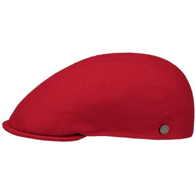 Uni Cotton Flatcap by Lierys rot M (56-57 cm) male Uni Cotton Flatcap by Lierys rot M (56-57 cm) male