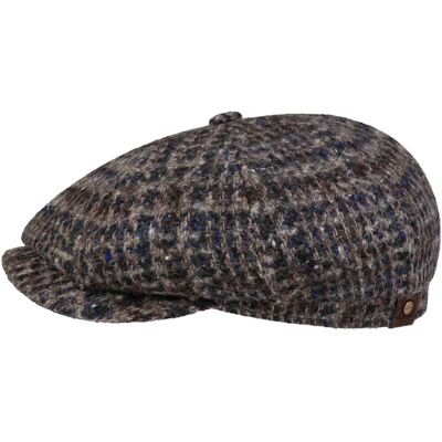 Hatteras Hoback Virgin Wool Flatcap by Stetson beige-blau 62 cm male Hatteras Hoback Virgin Wool Flatcap by Stetson beige-blau 62 cm male