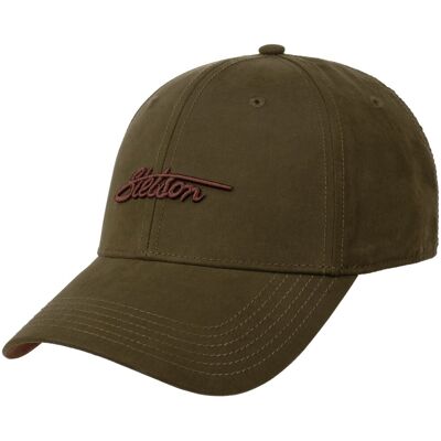 Waxed Cotton WR Cap by Stetson oliv One Size unisex Waxed Cotton WR Cap by Stetson oliv One Size unisex