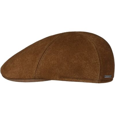 Texas Lambskin Flatcap by Stetson braun S (54-55 cm) male Texas Lambskin Flatcap by Stetson braun S (54-55 cm) male