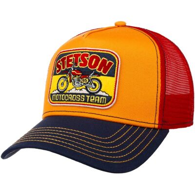 Motorcross Team Trucker Cap by Stetson rot One Size Small male Motorcross Team Trucker Cap by Stetson rot One Size Small male