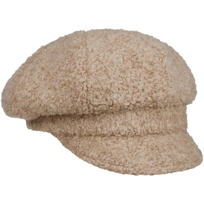 Uni Bouclé Ballonmütze by Gebeana beige One Size female Uni Bouclé Ballonmütze by Gebeana beige One Size female